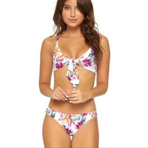 PILYQ Reversible WIld Orchid Swimsuit Bikinis 👙 S